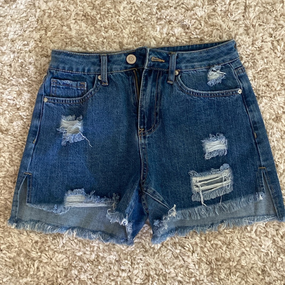 Darker Jean Shorts